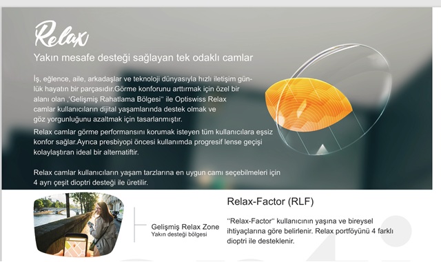 Optiswiss Relax Gözlük Camları